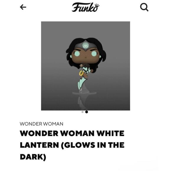 WONDER WOMAN WHITE LANTERN (GLOWS IN THE DARK) - Picture 3 of 5